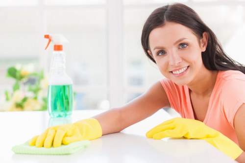 Stockwell Cleaners team providing professional cleaning service
