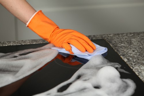 Local carpet cleaning equipment used in a Stockwell commercial property