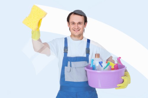 Detailed kitchen cleaning during a move out cleaning service in Stockwell