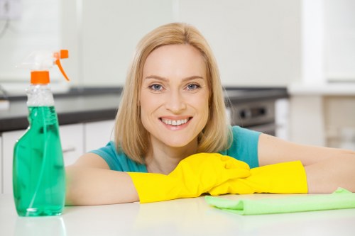 Sustainable cleaning operations with reused and recycled materials