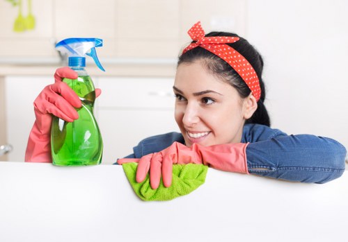 Staff training and professional cleaning safety procedures